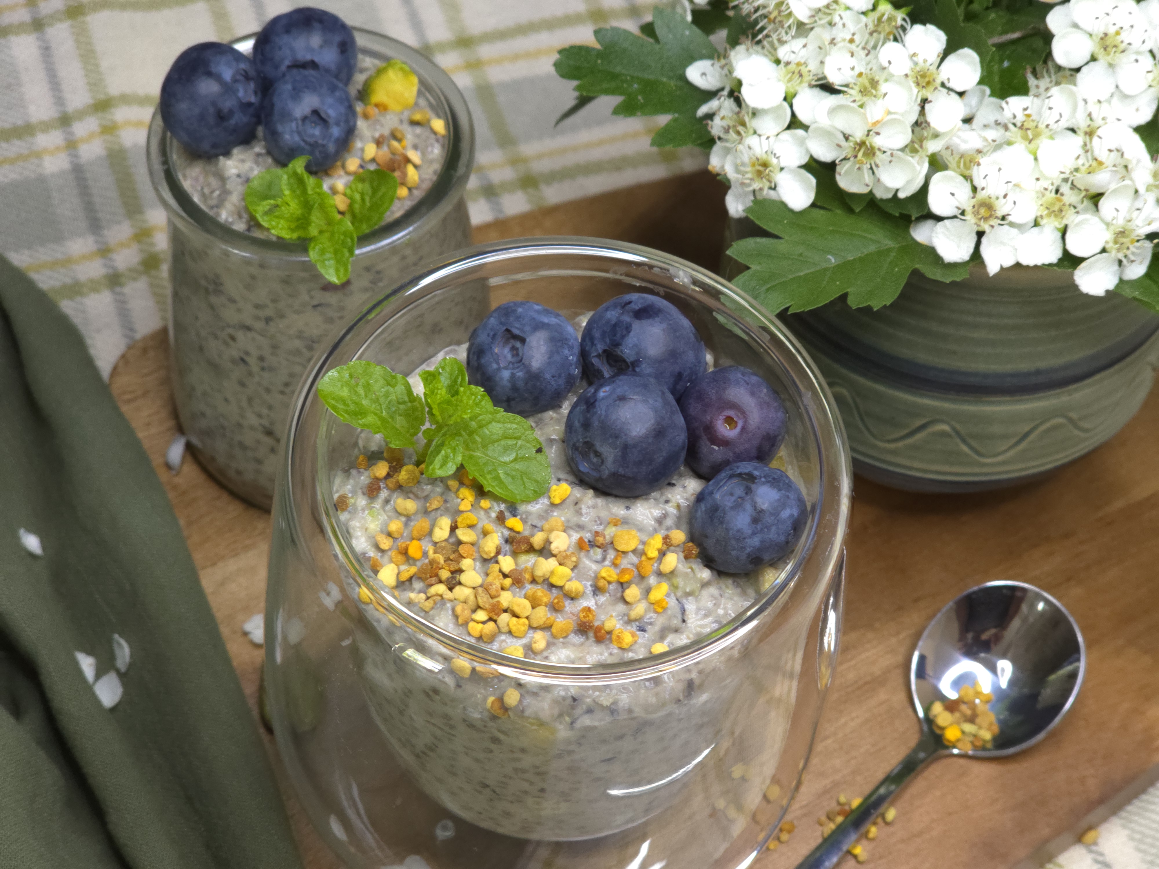 blueberries avocado chia seeds pudding recipe