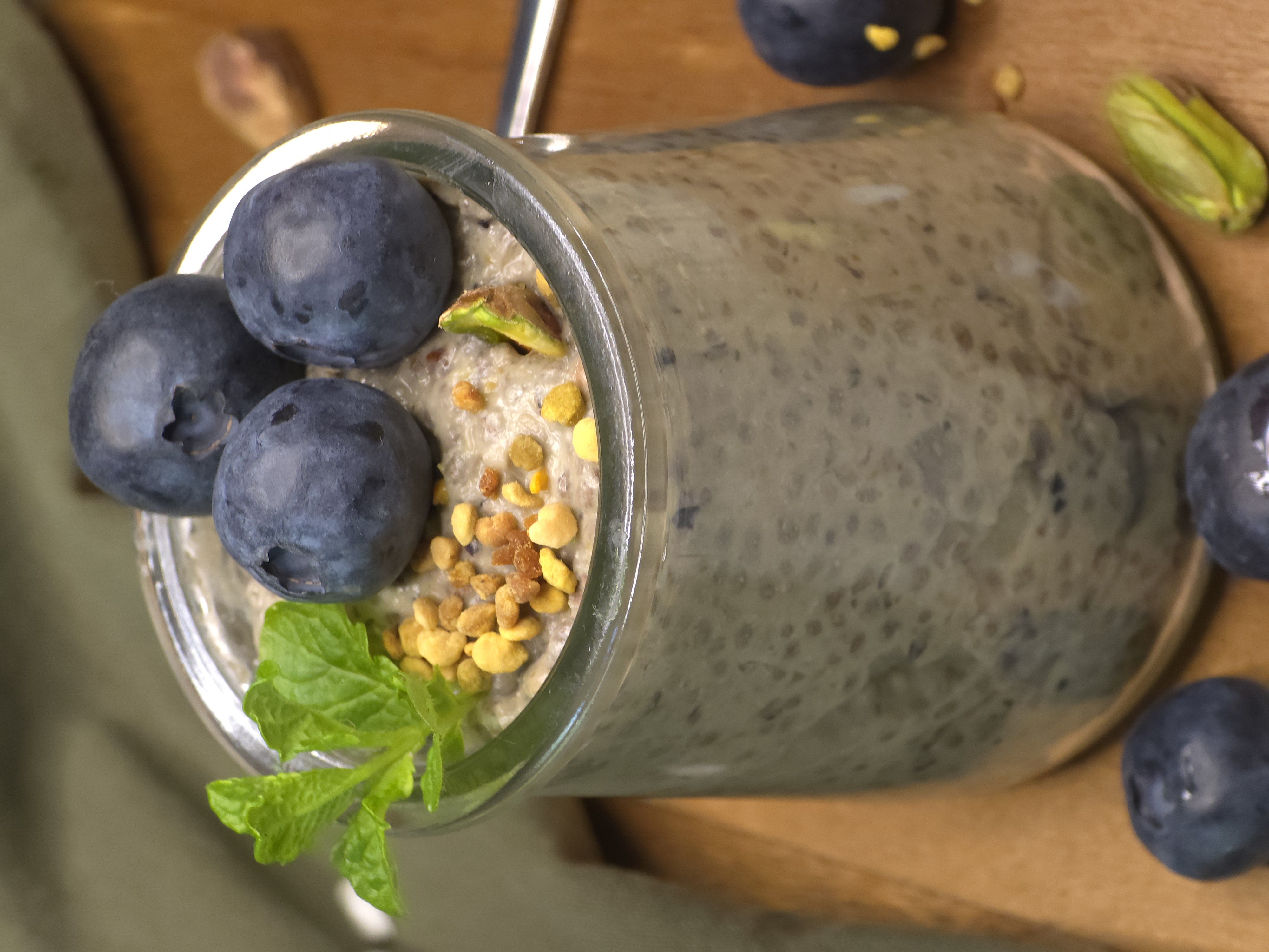 blueberries avocado chia seeds pudding recipe